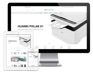 广州电子产品外贸企业网站建设